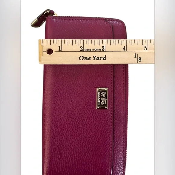 Women’s Coach Handbag, Wallet And Cosmetic Set Hot Pink Or Magenta 16.5 W X 10 H - Picture 11 of 15